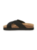 billowy Leren slippers zwart