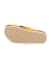 billowy Leren slippers geel