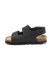 billowy Leren sandalen zwart