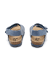 billowy Leren sandalen blauw