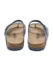 billowy Leren teenslippers blauw