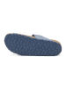 billowy Leren teenslippers blauw