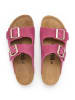 billowy Leren slippers roze