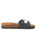 billowy Leren slippers zwart