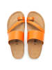 billowy Leren teenslippers oranje