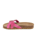 billowy Leren slippers roze