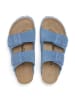 billowy Leren slippers blauw