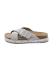 billowy Leren slippers grijs