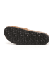 billowy Leren slippers lichtbruin