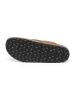 billowy Leren teenslippers lichtbruin