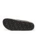 billowy Leren teenslippers zwart