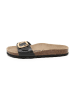 billowy Leren slippers zwart