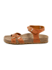 billowy Leren sandalen oranje