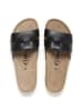 billowy Leren slippers zwart