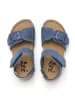 billowy Leren sandalen blauw