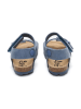 billowy Leren sandalen blauw