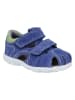 Richter Shoes Leren enkelsandalen "Juno" blauw
