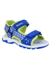 Richter Shoes Sandalen "Leon" in Blau/ Gelb