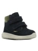 Richter Shoes Leren boots "Timmy" donkerblauw/kaki