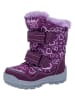 Richter Shoes Kozaki zimowe "Freestyle" w kolorze fioletowym