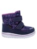 Richter Shoes Kozaki zimowe "Snow" w kolorze granatowo-fioletowym