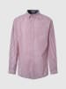 Pepe Jeans Hemd "Livery" - Regular fit - in Rot/ Weiß