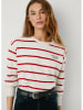 Pepe Jeans Sweatshirt "Bienna" crème/rood