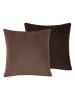 biederlack Kussenhoes bruin - (L)50 x (B)50 cm
