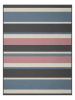 biederlack Wohndecke ''Stripe'' in Blau/ Rosa/ Beige - (L)200 x (B)150 cm