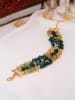 Pierres de Jade Vergold. Armkette mit Schmuckelementen