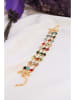 L'Atelier de Gaia Vergulde armband met edelstenen