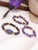 Pierres de Jade 3er-Set: Armbänder mit Edelsteinen