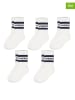 Vingino 5er-Set: Socken in Weiß/ Schwarz