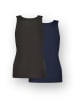 Vingino 2-delige set: onderhemden donkerblauw/antraciet