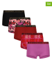 Vingino 5er-Set: Pantys in Rot/ Lila