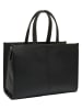 Liebeskind Berlin Leren handtas zwart - (B)39 x (H)37 x (D)14 cm