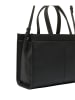 Liebeskind Berlin Leder-Henkeltasche in Schwarz - (B)39 x (H)37 x (T)14 cm