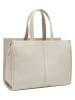 Liebeskind Berlin Leren handtas beige - (B)39 x (H)37 x (D)14 cm