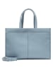 Liebeskind Berlin Leder-Henkeltasche in Hellblau - (B)39 x (H)37 x (T)14 cm