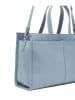 Liebeskind Berlin Leren handtas lichtblauw - (B)39 x (H)37 x (D)14 cm