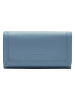 Liebeskind Berlin Leder-Geldbörse in Hellblau - (B)23 x (H)13 x (T)5 cm