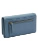 Liebeskind Berlin Skórzany portfel w kolorze błękitnym - 23 x 13 x 5 cm