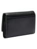 Liebeskind Berlin Leder-Geldbörse in Schwarz - (B)13 x (H)10 x (T)3 cm