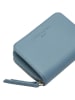 Liebeskind Berlin Leren portemonnee lichtblauw - (B)12 x (H)15 x (D)6 cm