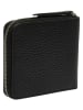 Liebeskind Berlin Leder-Geldbörse in Schwarz - (B)16 x (H)14 x (T)4 cm