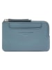 Liebeskind Berlin Leder-Geldbörse in Hellblau - (B)13 x (H)8 cm