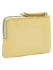 Liebeskind Berlin Skórzany portfel w kolorze żółtym - 13 x 8 cm