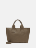 Liebeskind Berlin Skórzana torebka "Sienna" w kolorze khaki - 35 x 27 x 13 cm