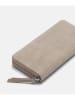 Liebeskind Berlin Leren portemonnee beige - (B)19 x (H)9 x (D)2 cm