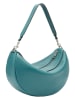 Liebeskind Berlin Leren schoudertas turquoise - (B)37,5 x (H)24,5 x (D)13 cm